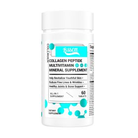 Collagen,Vitamin&Mineral,ContainsVitamin D3,VitaminC, Probiotics,Vitamin E,Vitamin B &Multivitamin Healthcare Edible 60 Count