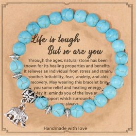Natural Stone Amethyst Healing Bracelet Inspirational Gifts for Women