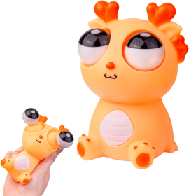 Squeeze Stress Relief Toy Eye Popping Dragon Funny Eyeball Burst Toys