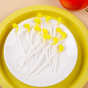 100pcs Stretching Simulation Decompression Pulling Small Bean Sprout Toy Elastic Stress Relief Toy