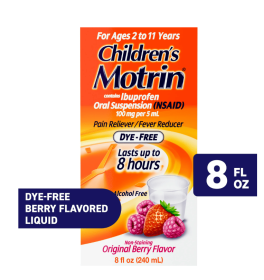 Children's Motrin Ibuprofen Kids Medicine, Berry Flavored, 8 fl. oz