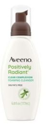 Aveeno Clear Complexion Foaming Facial Cleanser, Oil-Free Acne Face Wash, 6 fl. oz