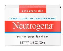 Neutrogena Glycerin Facial Cleansing Bar for Acne-Prone Skin, 3.5 oz