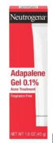 Neutrogena Adapalene Gel Acne Treatment, 0.1% Adapalene, 1.6 oz