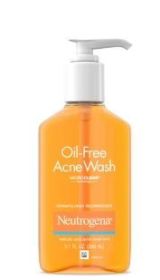 Neutrogena Oil-Free Salicylic Acid Acne Face Wash and Facial Cleanser, 9.1 fl oz