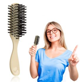 Vented Hair Brushes Pack of 12 - Plastic Bristles for All Hair Types, Massage Brush for Men and Women