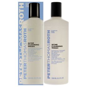 Acne Clearing Wash by Peter Thomas Roth for Unisex - 8.5 oz Cleanser