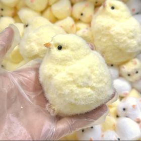 1 Pack Handmade Chick Taba Squishies Toys Ultra Soft Chick Squeeze Fidget Toys for Stress Relief Pinch Kawaii Family Sticky SquishiesToys
