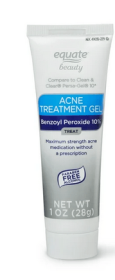 Equate 10% Benzoyl Peroxide Acne Treatment Gel, 1 oz