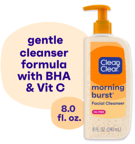 Clean & Clear Morning Burst Oil-Free Gentle Daily Acne Face Wash, 8 fl. oz