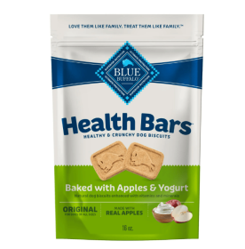 Blue Buffalo Health Bars Crunchy Dog Biscuits, Apples & Yogurt, 16-oz. Bag